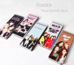 دفترچه یاداشت جلد چوبی باریک طرح Black Pink - Image 6