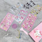 ست ساخت جاسوییچی MEI QI طرح کرومی و Sanrio کد MQ-709 - Image 3