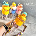 قمقمه بند دار طرح جوجه اردک Super Duck کد SFC-657
