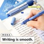 ست 4 عددی روان نویس کلیکی گریپ فومی MOKA طرح ابر کد MK-1217 - Image 2