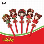 تاپر چوبی طرح دختر یلدایی - Image 3