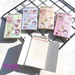 دفترچه لغت زبان MOKA طرح دختر کیوت کد SQ-5062