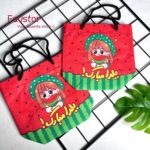 بگ هدیه پارچه ای کوچک طرح دختر یلدایی