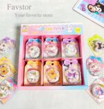 دفترچه جاسوییچی پفکی HM طرح کرومی و Sanrio کد HM-2349 - Image 3