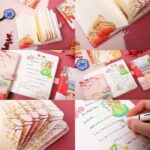 دفتر جلد پفکی JINGU طرح گربه نارنجی کد 6811 - Image 5