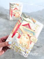 دفتر جلد پفکی JINGU طرح گربه نارنجی کد 6811 - Image 10