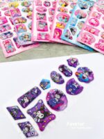 استیکر آکواریومی طرح میکس Shining Crystal Sticker سری AAE