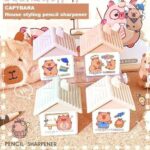 مداد تراش مخزن دار دو تیغه طرح خانه کاپی بارا کد K-19005