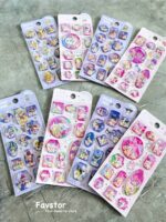 استیکر آکواریومی طرح CUTE PET PARTY سری YML-06