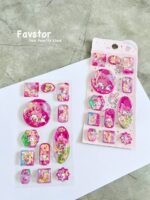 استیکر آکواریومی طرح CUTE PET PARTY سری YML-06 - Image 4