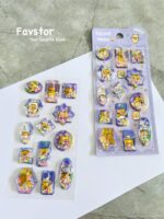 استیکر آکواریومی طرح CUTE PET PARTY سری YML-06 - Image 5
