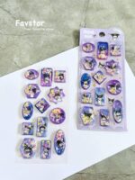 استیکر آکواریومی طرح CUTE PET PARTY سری YML-06 - Image 6