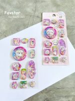 استیکر آکواریومی طرح CUTE PET PARTY سری YML-06 - Image 7