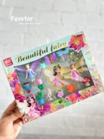 ست پاک کن کلکسیونی QIHAO طرح فرشته Beautiful fairy کد QH-8239