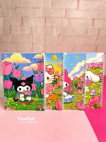 دفتر مشق حاشیه دار 80 برگ پانداک سری کرومی و Sanrio سایز B5