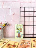 دفترچه جلد سخت پلنری JINGU طرح کاپی بارا سری buddha like کد 1794 - Image 6