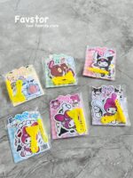 ست 12 عددی استیکر XIAO XANG طرح کرومی و Sanrio کد XX-D002 - Image 5