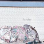 چتر اتوماتیک شفاف طرح کرومی و Sanrio
