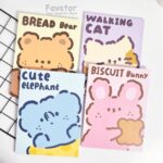 آینه رومیزی تاشو XIUDOU طرح Cute Animal کد 14371