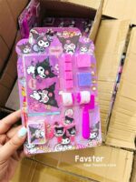 ست 10 تکه مهر غلطکی طرح کرومی و Sanrio و جوهر یدک کد 346 - Image 5