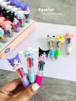 مینی خودکار 4 رنگ طرح کرومی و Sanrio دوناتی