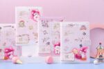 دفتر جلد پفکی مگنتی JINGU طرح خرگوش جادوگر Magic bunny کد 6193