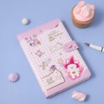 دفتر جلد پفکی مگنتی JINGU طرح خرگوش جادوگر Magic bunny کد 6193 - Image 5