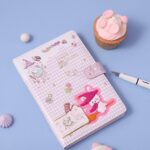 دفتر جلد پفکی مگنتی JINGU طرح خرگوش جادوگر Magic bunny کد 6193 - Image 6