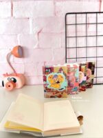 دفترچه جلد مگنتی JINGU طرح دختر انیمه FLOWER SHOP کد 2812 - Image 8