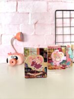 دفترچه جلد مگنتی JINGU طرح دختر انیمه FLOWER SHOP کد 2812 - Image 12
