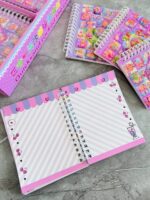 دفترچه جلد آکواریومی استیکردار A6 طرح کاپی بارا کد LSCC - Image 4