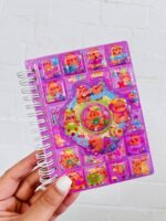 دفترچه جلد آکواریومی استیکردار A6 طرح کاپی بارا کد LSCC - Image 7