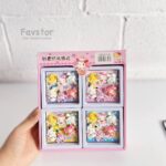 ست 6 عددی استیکر سرامیکی کرومی و Sanrio و باکس وکیوم جادویی کد 0579 - Image 2