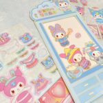 ست 6 عددی شیت استیکر شفاف AKI طرح استایلینگ کرومی و Sanrio کد SZ/251-02 - Image 2