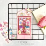 ست 6 عددی شیت استیکر شفاف AKI طرح استایلینگ کرومی و Sanrio کد SZ/251-02 - Image 4