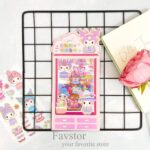 ست 6 عددی شیت استیکر شفاف AKI طرح استایلینگ کرومی و Sanrio کد SZ/251-02 - Image 6