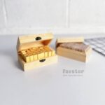 ست 40 عددی مهر چوبی TOTO طرح خرگوش و گربه - Image 4