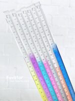 خط کش مکعبی کریستالی 30 سانتی MQ کد MQ2060B-30