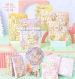 دفتر جلد پفکی مگنتی JINGU طرح حیوانات Magic Animalکد 6262