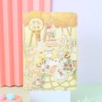 دفتر جلد پفکی مگنتی JINGU طرح حیوانات Magic Animalکد 6262 - Image 8