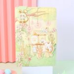 دفتر جلد پفکی مگنتی JINGU طرح حیوانات Magic Animalکد 6262 - Image 10