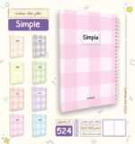 دفتر جلد سخت 100 برگ سری Simple کد 524 - Image 2