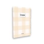 دفتر جلد سخت 100 برگ سری Simple کد 524 - Image 5