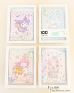 دفترچه آکواریومی QIANKE سری  100DAYS طرح کرومی و Sanrio کد RYA6-1394 - Image 3