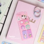 ست استیک نوت خط کشی طرح گربه Hello Summer کد BLT8161