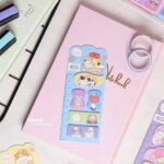 ست استیک نوت خط کشی طرح گربه Hello Summer کد BLT8161 - Image 4
