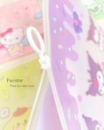 کاور زیپ دار شفاف A4 طرح کرومی و Sanrio کد 1-0023 - Image 2
