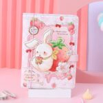 دفتر جلد پفکی مگنتی JINGU طرح حیوانات و میوه cute limit کد 6028