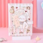 دفتر جلد پفکی مگنتی JINGU طرح حیوانات و میوه cute limit کد 6028 - Image 3