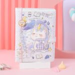 دفتر جلد پفکی مگنتی JINGU طرح حیوانات و میوه cute limit کد 6028 - Image 2